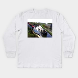 Restaurant Barge Kids Long Sleeve T-Shirt